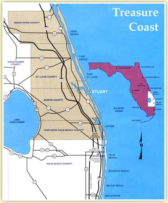 What is the Treasure Coast of Florida